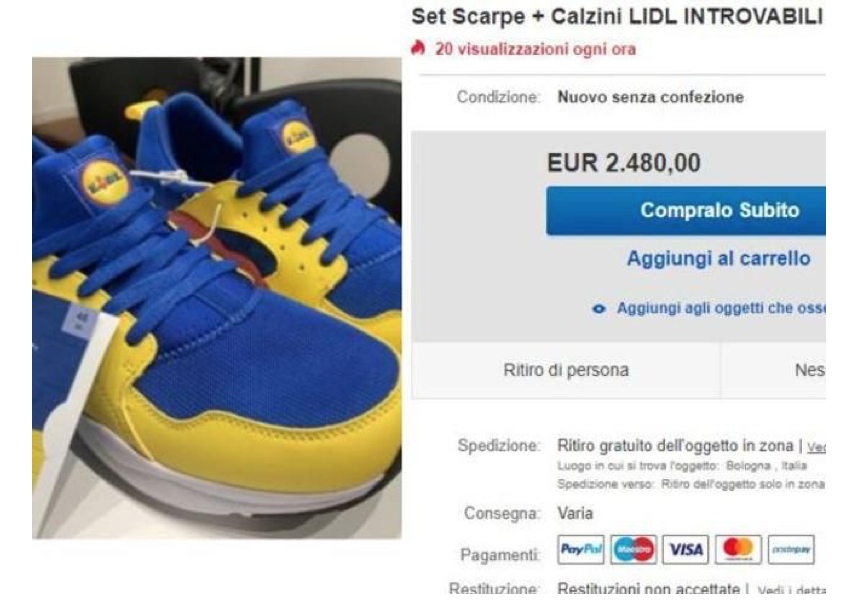vendita online delle scarpe Lidl