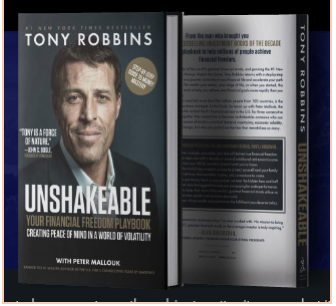 copertina del libro di Tony Robbins UNSHAKEABLE