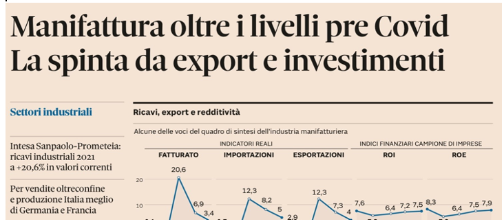 articolo stampa nazionale del 28 ottobre 2021