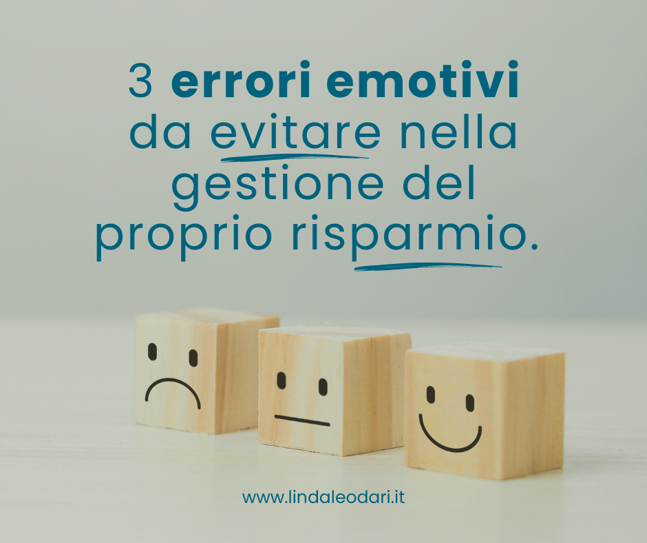 tre errori da evitare gestione del risparmio